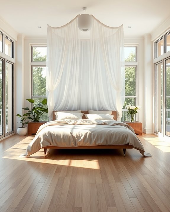 cozy fabric canopy retreat