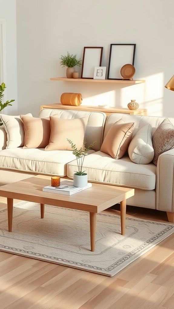 cozy fabric sofa comfort
