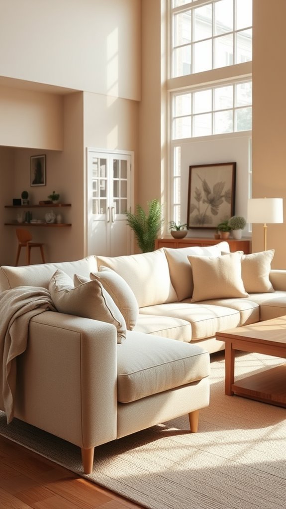 cozy family sectional comfort