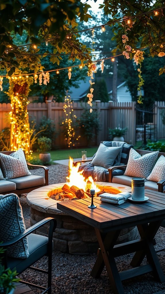cozy fire pit gatherings