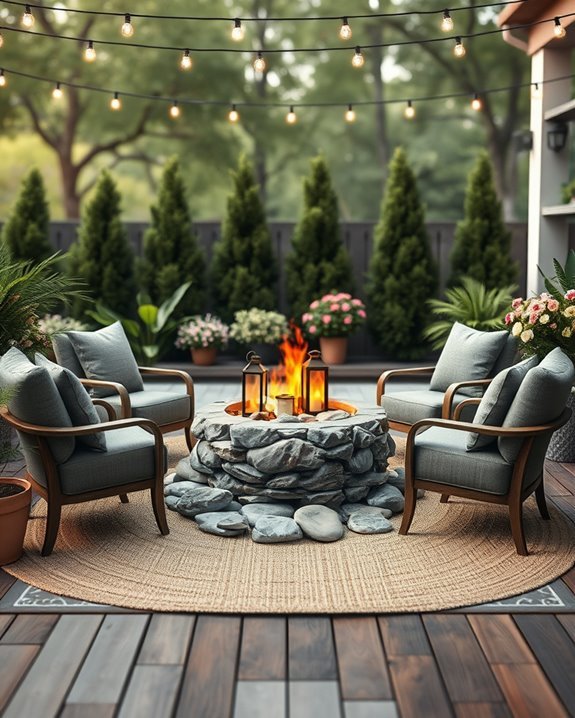 cozy fire pit gatherings