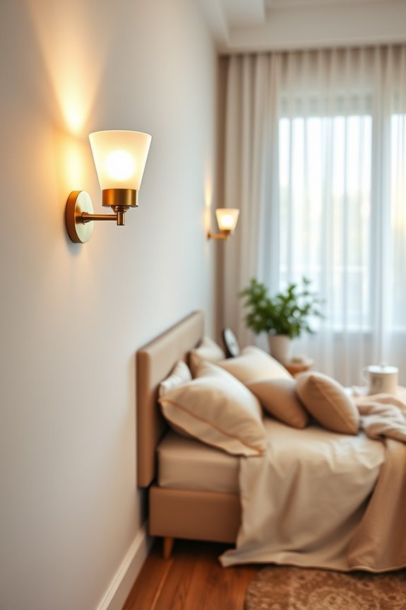 cozy functional wall sconces