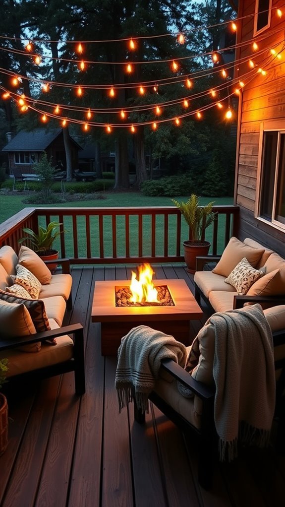 cozy gatherings around fire