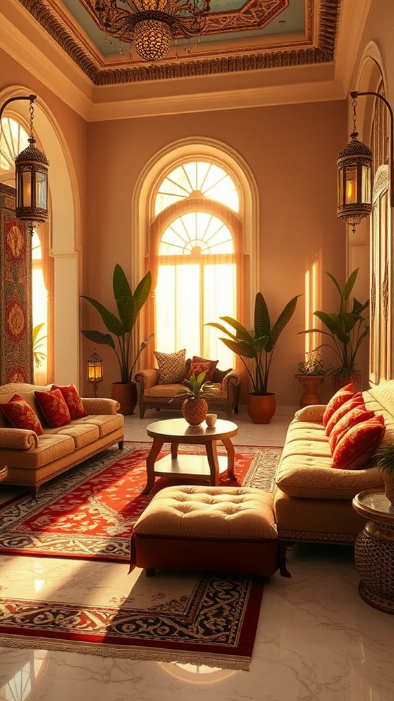 cozy informal gathering setup
