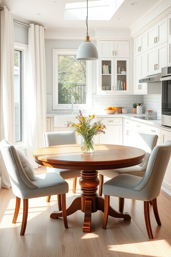 cozy kitchen breakfast nook
