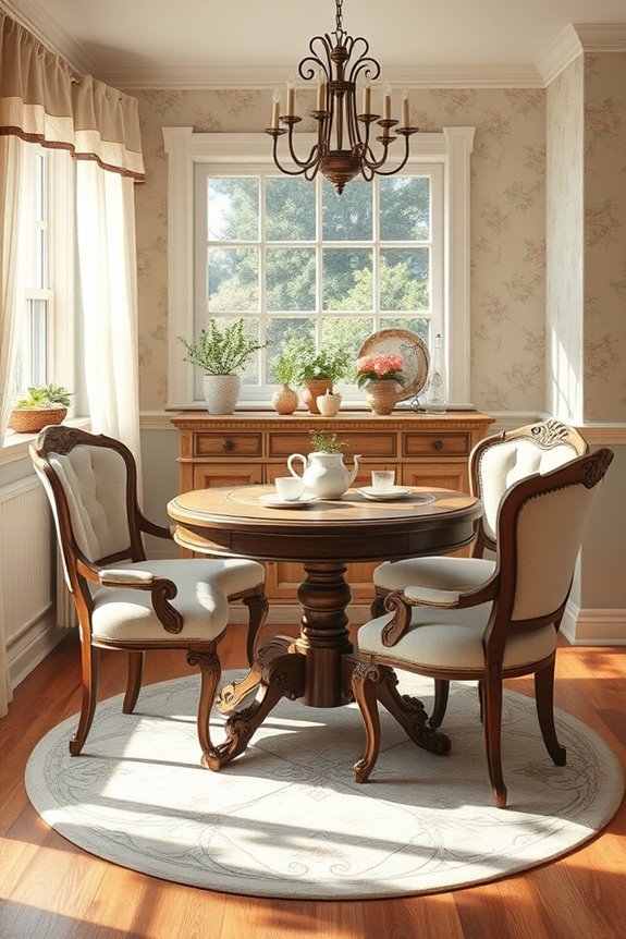 cozy kitchen breakfast nook