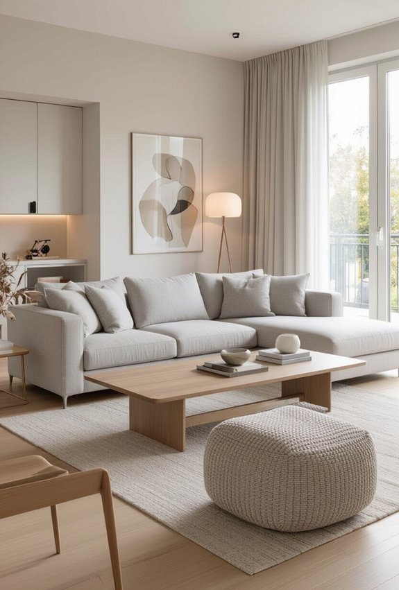 cozy l shaped sofa styling