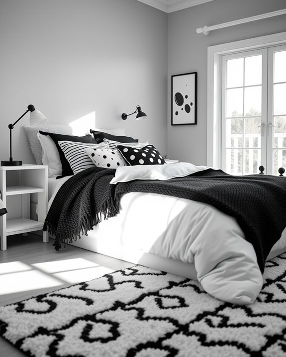 cozy layered bedding textures