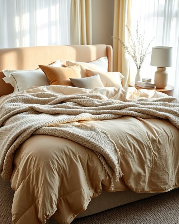 cozy layered textile comfort