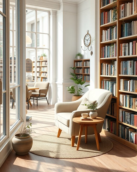 cozy literary gathering spaces