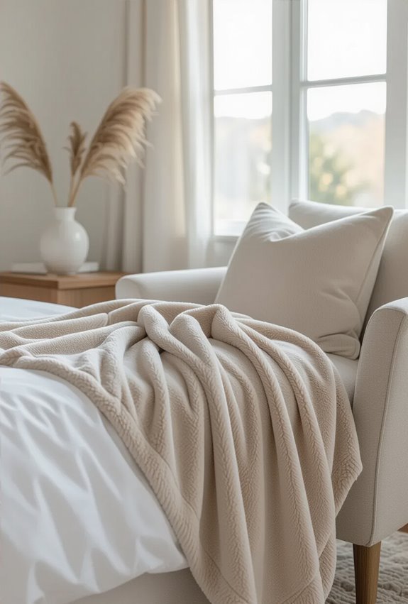 cozy luxurious faux fur throws
