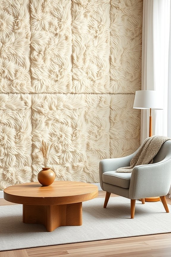 cozy luxury faux fur panels