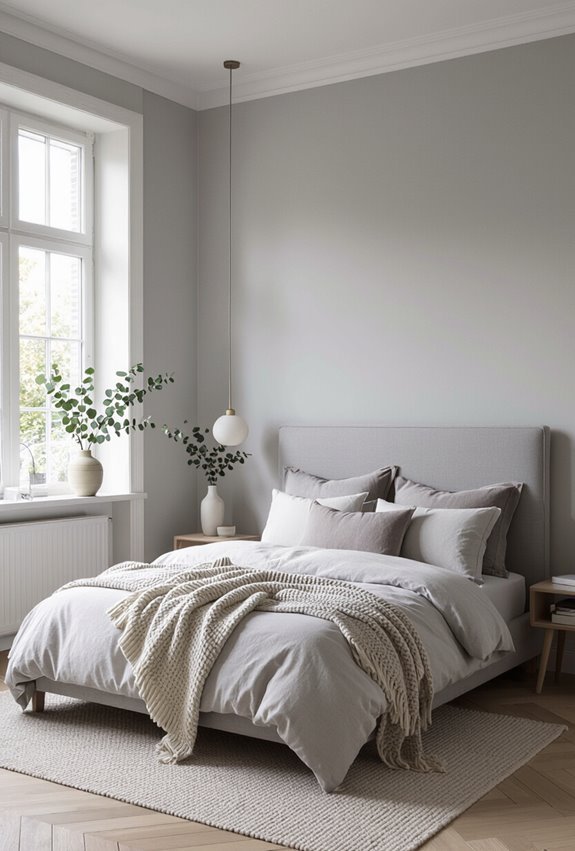 cozy minimalist grey scandinavian