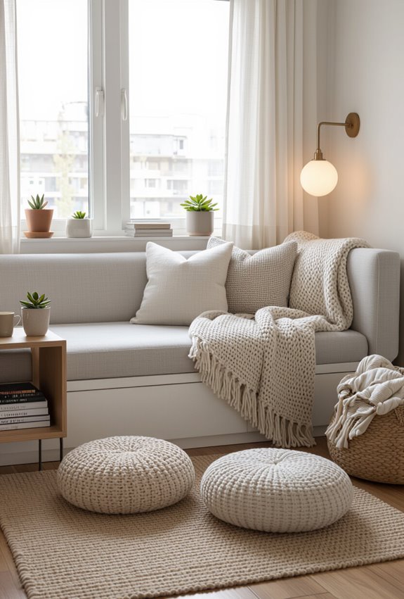 cozy multipurpose study seating nook