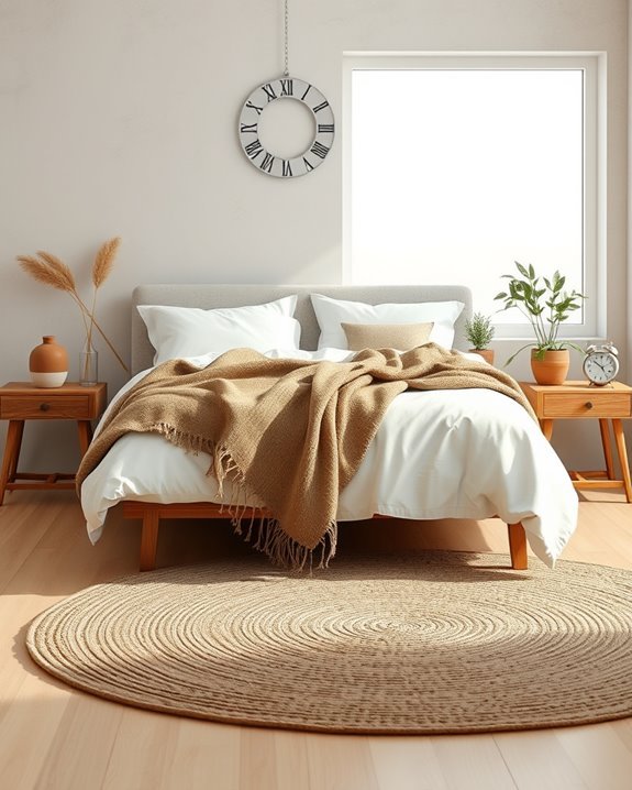 cozy natural fiber throw