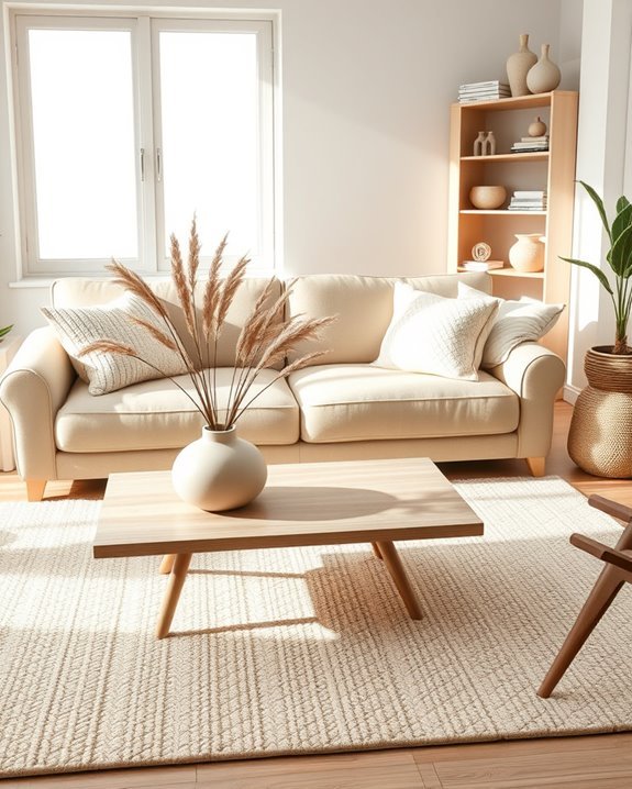 cozy neutral textured elements