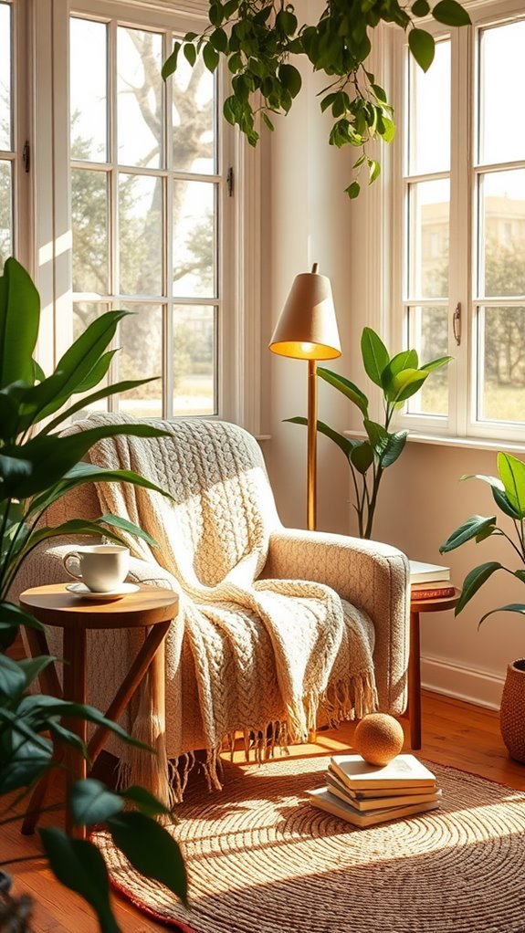 cozy nook for reading