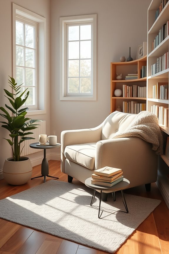 cozy nook for reading