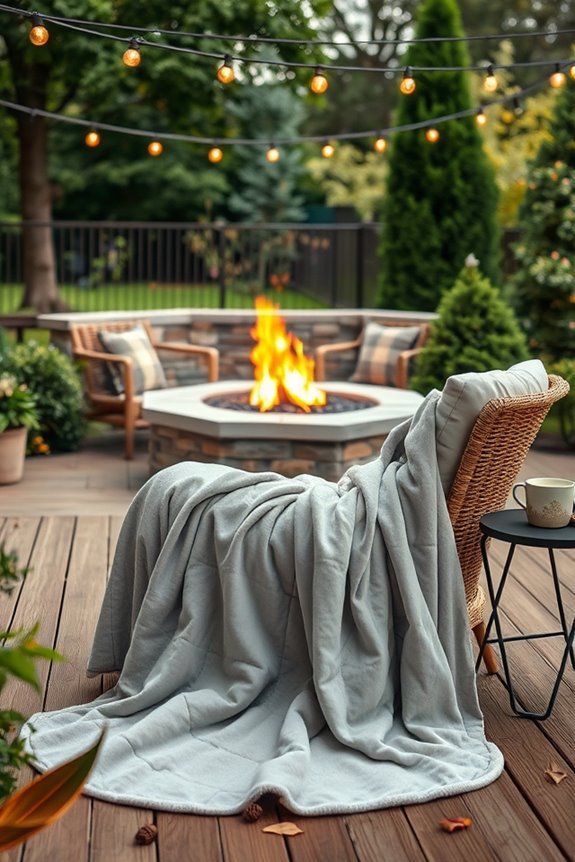 cozy outdoor electric warmth