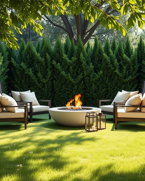 cozy outdoor fire bowl