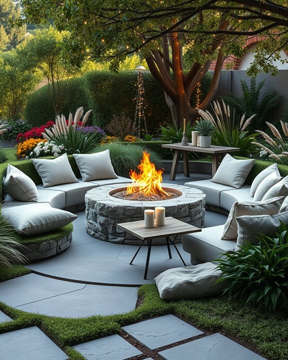 cozy outdoor fire gatherings