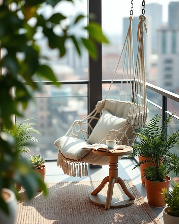 cozy outdoor hammock chair