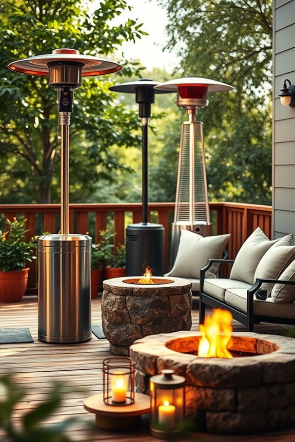 cozy outdoor heating options