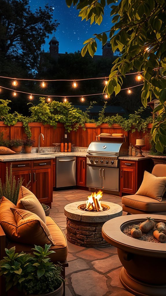 cozy outdoor kitchen essentials