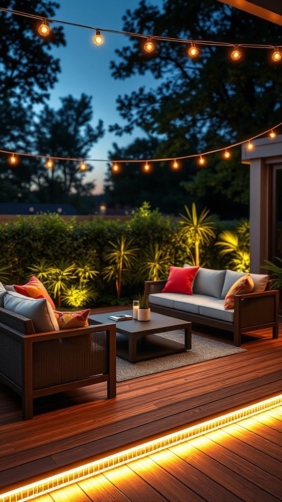 cozy outdoor led lighting