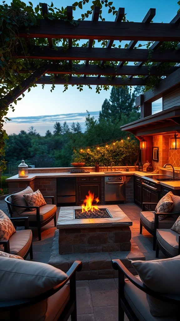 cozy outdoor retreat space