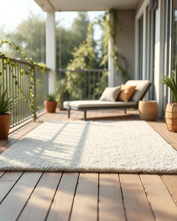 cozy outdoor rug comfort