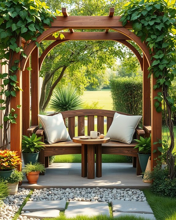 cozy outdoor seating areas