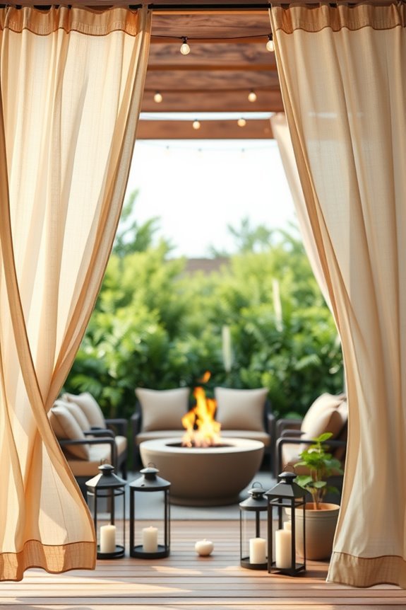 cozy outdoor space enhancement