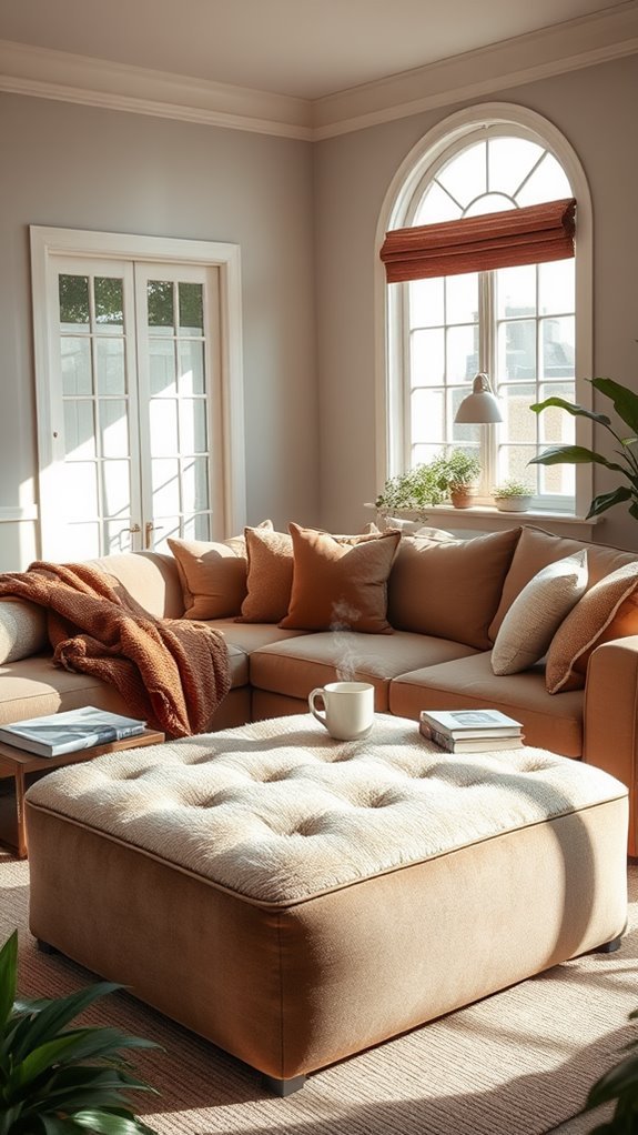 cozy plush footrest addition