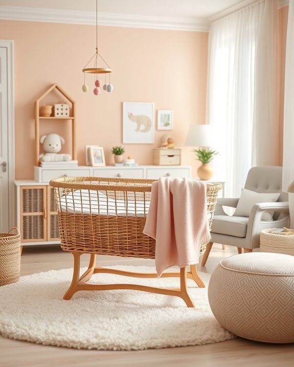 cozy portable bamboo bassinets