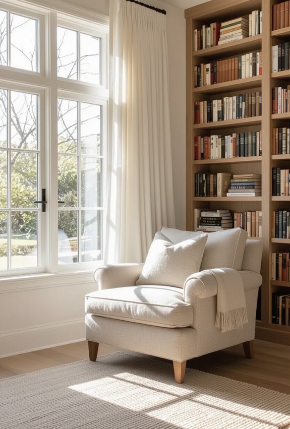 cozy quiet under stair nook