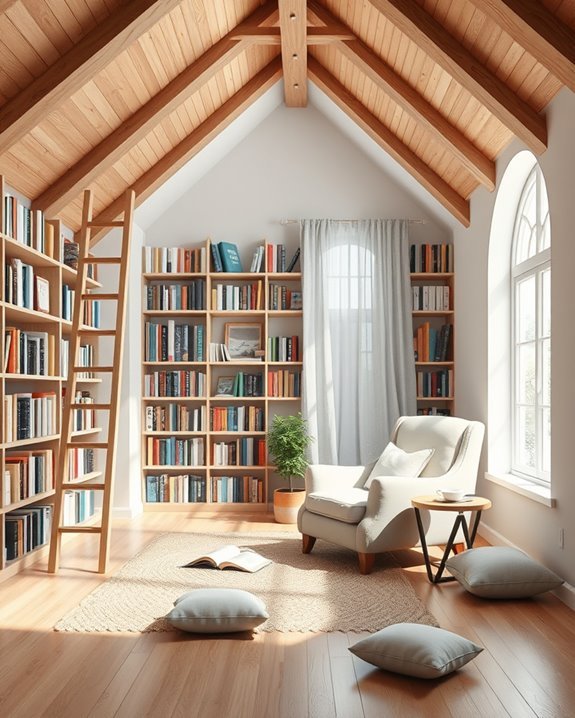 cozy reading loft retreat