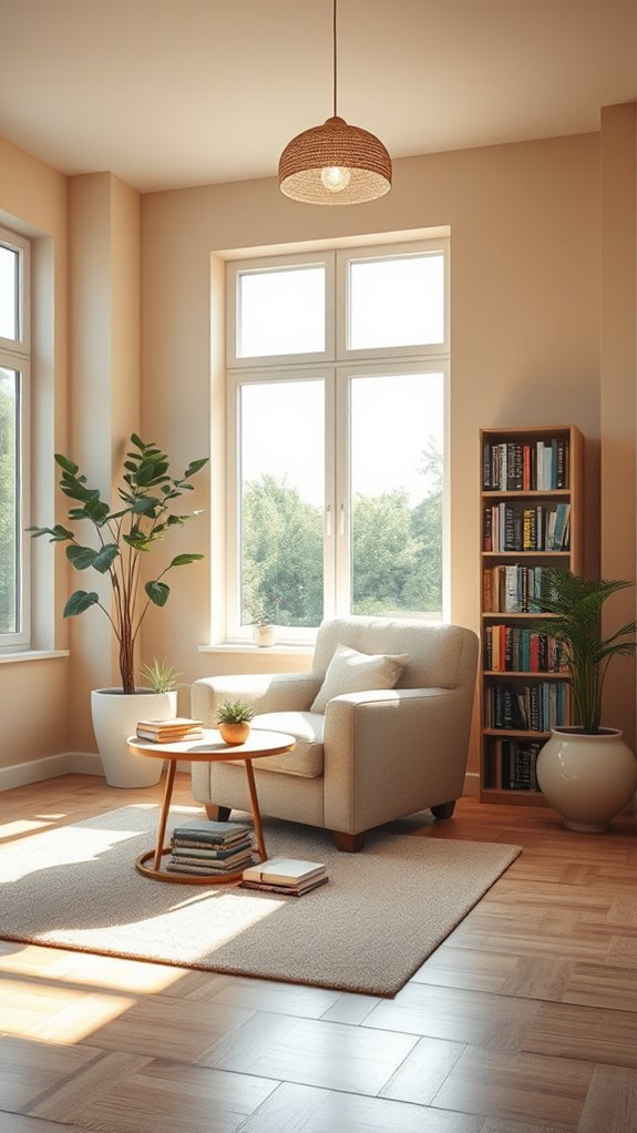 cozy reading nook design