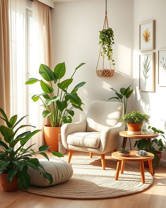 cozy reading nook design