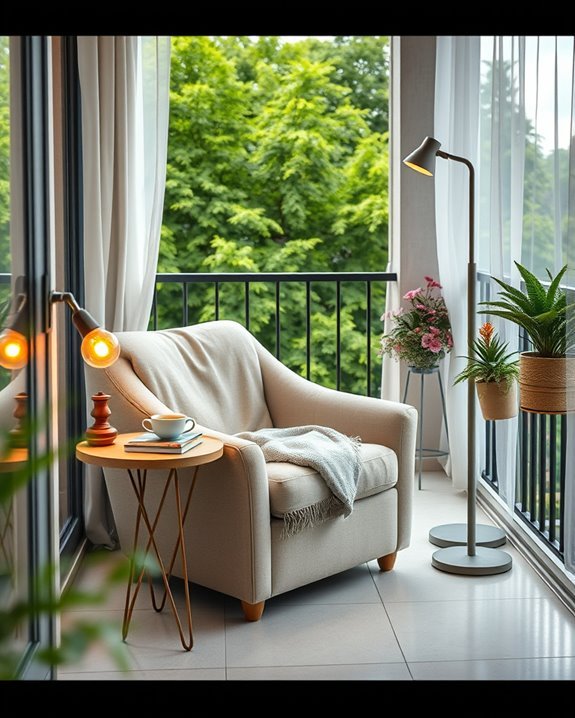 cozy reading nook design