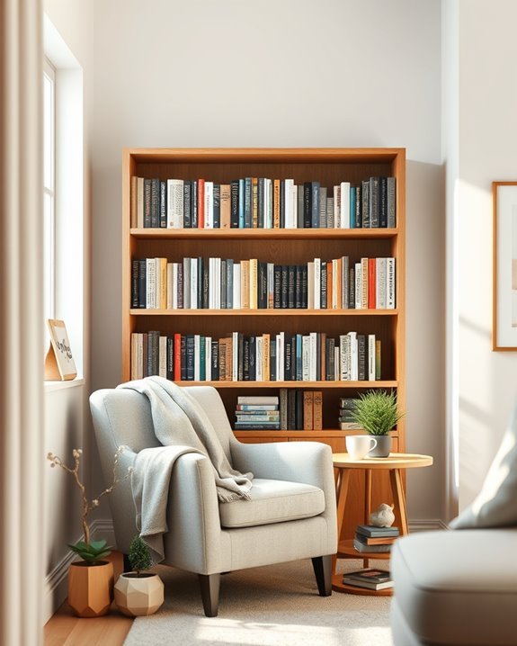 cozy reading nook design