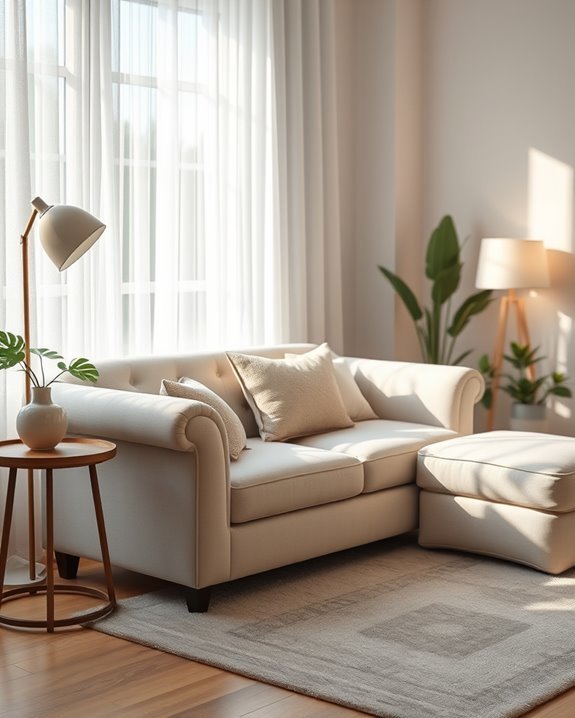 cozy reading nook setup