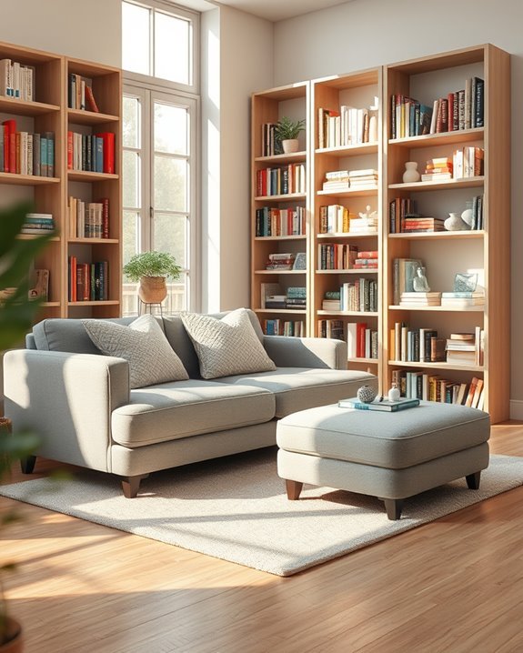 cozy reading nook setup
