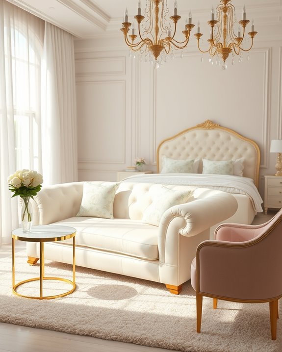 cozy romantic seating areas