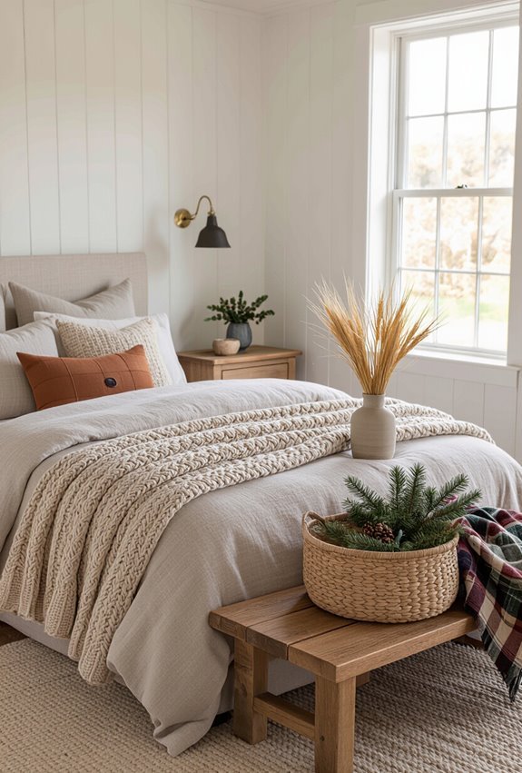 cozy rustic autumn winter swaps