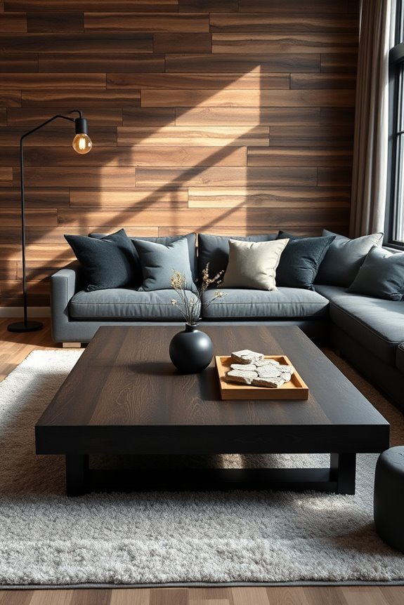 cozy rustic black accents