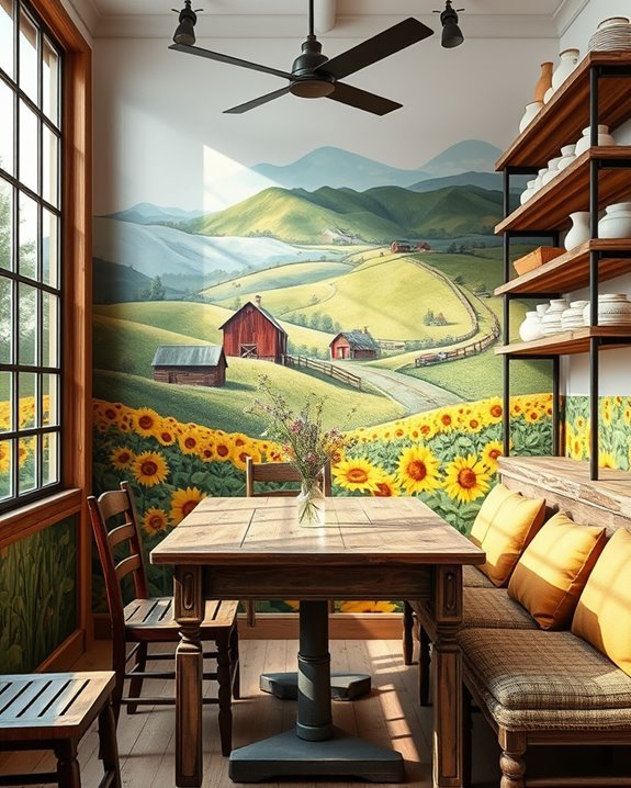 cozy rustic farmhouse ambiance