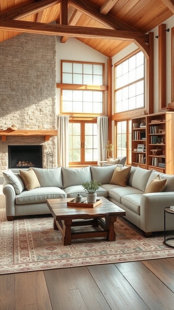 cozy rustic farmhouse living