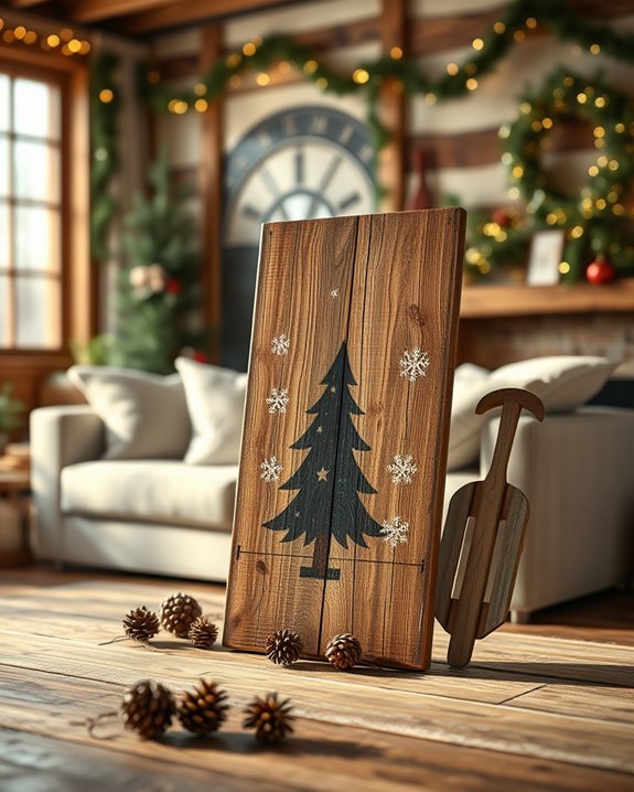 cozy rustic holiday decor