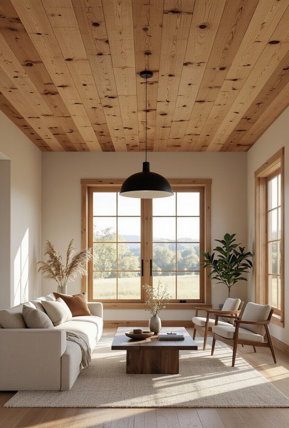 cozy rustic knotty wood